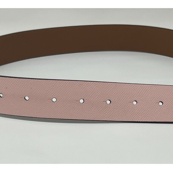 MICHAEL KORS Women’s Twist Reversible Brown Pink Belt - Picture 4 of 6